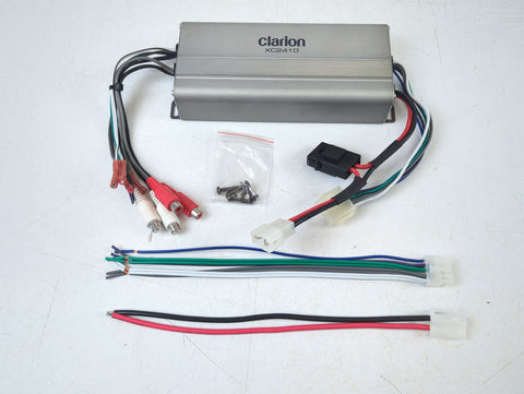 Clarion XC2410 Boat Marine Compact 4-Channel 400 watt Class D Full-Range Digital Amplifier