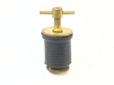 Marpac 7-0094S-1 Boat Marine 1" Brass Corrosion Resistant Twist Drain Plug