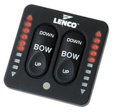 Lenco 123-LED 30321-002 Boat Marine All-In-One LED Trim Tab Switch 30321-001 - Second Wind Sales
