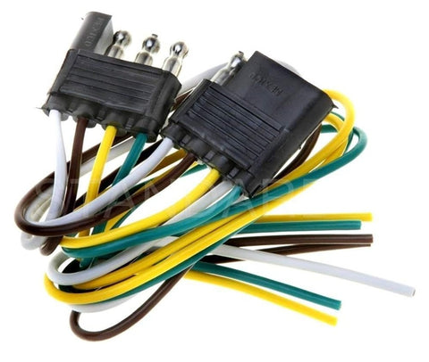 Standard Motor Products TC45 HP5300 4-Pin Flat Trailer Wire Connector Pigtail Set