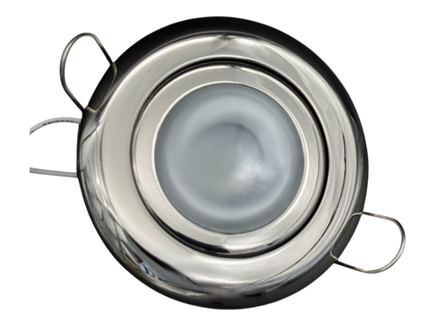 DRSA Voyager 005.272405.000 Boat Marine 12V/24V 3-1/8" Chrome LED Downlight