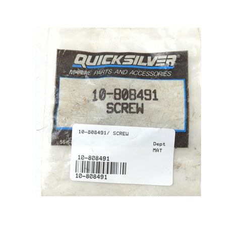 Mercury MerCruiser 10-808491 Genuine OEM 5.7L 7.4LX 5.7LX Alpha Bravo Screw