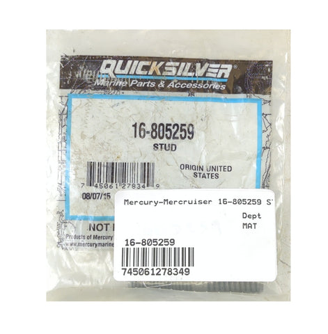 Mercury MerCruiser 16-805259 Genuine OEM 5.7L 6.2L MPI 8.1L Inboard Stud - Second Wind Sales
