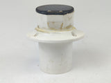 Centek 1200298 Boat Marine 3" White Thru-Hull Exhaust Fitting with Flapper
