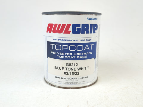Awlgrip G8212 Blue Tone White Polyester High Gloss Urethane Topcoat Base 1 Quart
