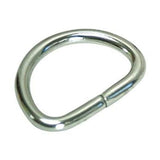Whitecap S-0243C Boat Marine 1" Stainless Steel Webbing D-Ring 2-Pack