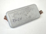Boat Marine Size "N" 3" X 6" Zinc Anode Hull Plate with Bonding Wire Martyr CMPNWZ
