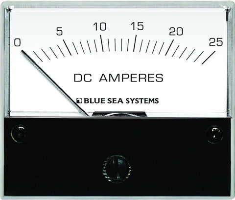 Blue Sea Systems 8005 2-3/4" 0-25 Amperes Analog Expanded Scale DC Ammeter