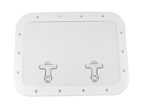 Viking Marine 1190 Boat Marine 8" X 12" White Lock Handle Access Hatch