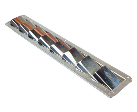 Sea Dog 331200 Boat Marine 15-1/4" Stainless Steel 8 Slots Louvered Vent
