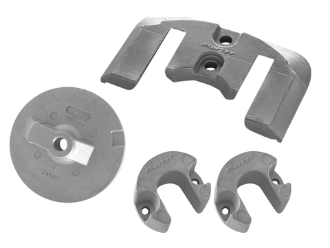Mercury MerCruiser Bravo 2 and 3 Salt Water Zinc Anode Kit Martyr CMBRAVO23KITZ