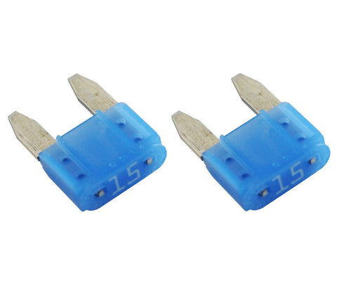 Marine Grade 15A ATM Fast-Acting Blade Fuse 2-Pack Blue Sea 5272 Ancor 603915 Bussmann ATM-15