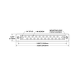 Blue Sea Systems 2302 Boat Marine 20-Gang Common 150A BusBar Bus Bar