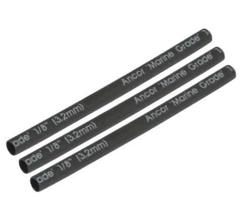 Ancor 301103 Marine Grade 1/8" X 3" Electrical Heat Activated Adhesive Lined Shrink Tubing 3-Pack