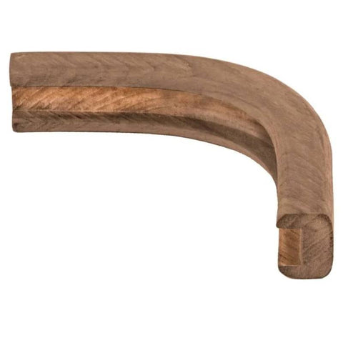 SeaTeak 60823 Boat Marine Grade Teak 1/2" Outside Corner Bulkhead Molding