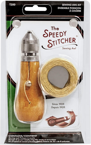 Silver Creek Leather Co T200 Speedy Stitcher Sewing AWL with 30-YDS Thread