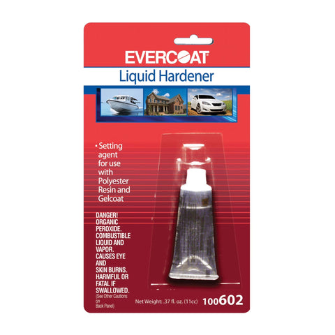 Evercoat 100602 Marine .37oz Tube Polyester Resins and Gel Coat Liquid Hardener