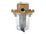 Groco ARG-500-S Boat Marine 1/2" Bronze Sea / Raw Water Strainer with 304 Stainless Steel Basket