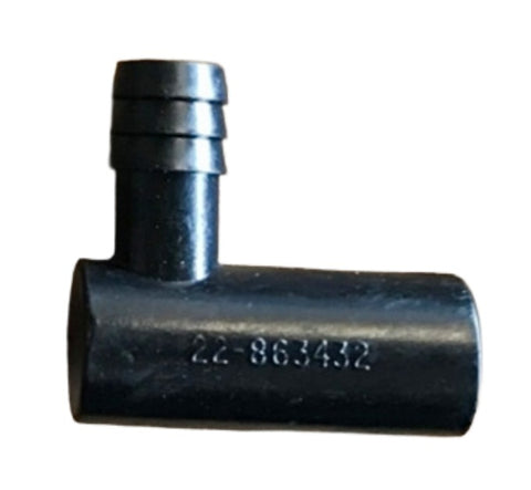 Mercury MerCruiser 863432 22-863432T Genuine OEM 4.3L MPI Alpha Bravo 90 Degree Vent Fitting