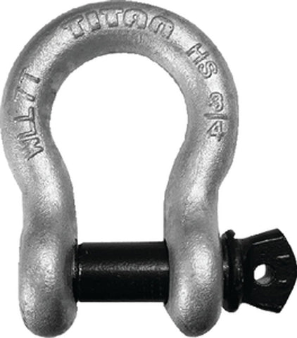 Titan Marine 10319613 High Strength 5/8" Hot Dipped Galvanized Steel Shackle