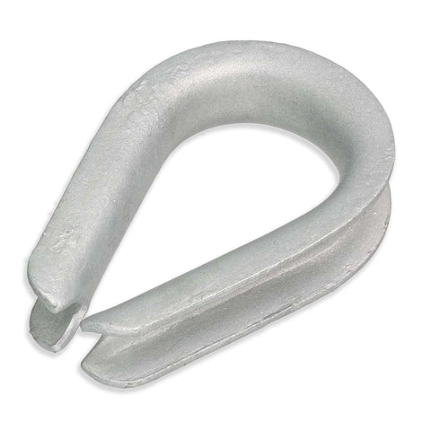 Boat Marine Grade 5/16” Hot Dipped Galvanized Steel Wire or Rope Thimble Edgewater 00170