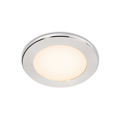 BCM A-3479-130A-B10W OCEAN 130 Polished Stainless Steel Frosted LED Recessed Ceiling Light