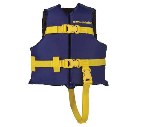 West Marine 14897276 USCG Type III 30 to 50lb Child Runabout Life Jacket Vest