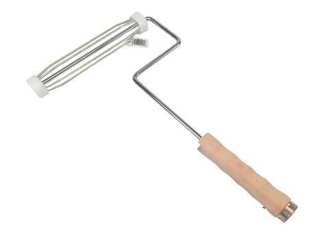 Redtree 39012 Wood Grip 9" 5 Wire Metal Thread Birdcage Paint Roller Frame