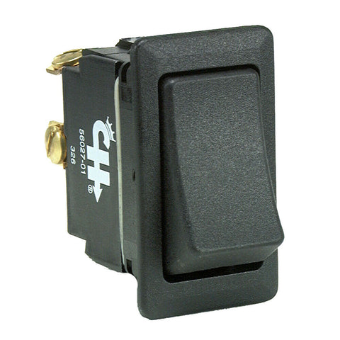 Marinco BEP 1001707 Boat Marine SPST On-Off 2-Screw Terminal Black Rocker Switch - Second Wind Sales