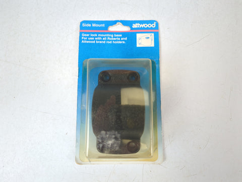 Attwood 5020-6 Roberts Boat Marine Black Side Mount Fishing Rod Gear Lock Base