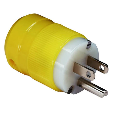 Marinco 5266CR Marine Boat RV Electrical 15A 125V Straight Blade Male Shore Power Plug - Second Wind Sales