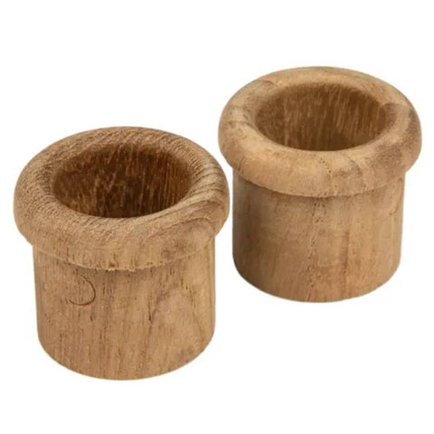 Whitecap 60146-A Boat Marine 1" X  1-1/4" Cabinet Door or Drawer Teak Finger Pull 2-Pack - Second Wind Sales