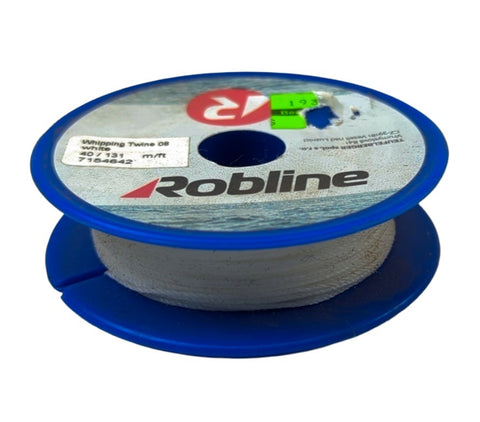 Robline 7154642  White 0.5mm X 40M Waxed Fishing Tackle Whipping Twine - Second Wind Sales
