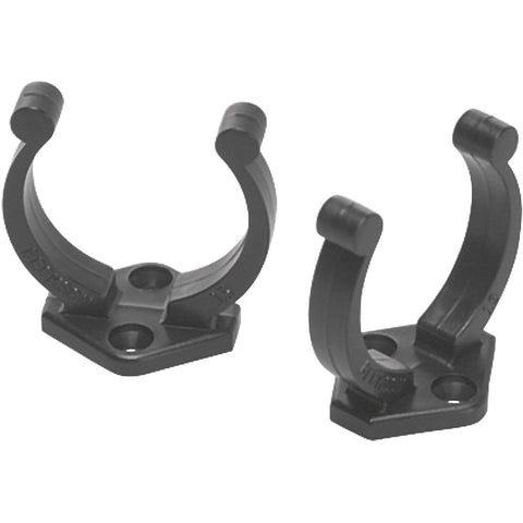 Beckson CLP-2 Boat Marine 1-7/8" - 2-1/8" Black Plastic Clipper Clip 2-Pack - Second Wind Sales
