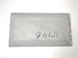 Boat Marine Size "P"  5" X 9" Zinc Anode Hull Plate with Bonding Wire Electro Guard ZP-P ZPWW-P