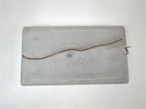 Boat Marine Size "P"  5" X 9" Zinc Anode Hull Plate with Bonding Wire Electro Guard ZP-P ZPWW-P