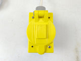 Marinco 305CRR + 7420CRS + FSC-34 Marine Shorepower 30A Locking Receptacle with Cover and Cable