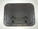 Viking Marine 1190 1190B Boat Marine 8" X 12" Black Lock Handle Access Hatch