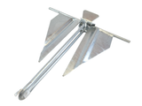 West Marine 13947007 7L-HE65 6.5lb Hot-Dipped Galvanized Slip Ring Utility Fluke Boat Anchor