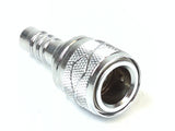 Suzuki 65750-95510 Chrome Plated Brass Female 3/8" Barb Fuel Line Connector Moeller 033487-10 05785 Tempo Marine 240100 487LSF - Second Wind Sales