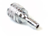 Suzuki 65750-95510 Chrome Plated Brass Female 3/8" Barb Fuel Line Connector Moeller 033487-10 05785 Tempo Marine 240100 487LSF - Second Wind Sales