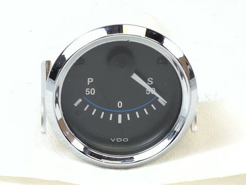 VDO 382 503 Standard Line Marine 2" 12V Chrome Power Trim Tilt Gauge (1 275 015 010A) 382503