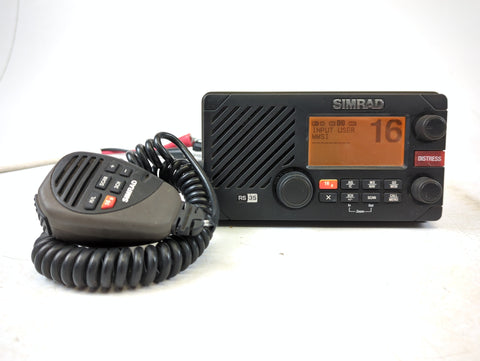 Simrad RS35 000-10790-001 Boat Marine Waterproof NMEA 2000 NMEA 0183 Black DCS VHF Radio + AIS Receiver
