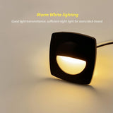 Waterproof 12V 2-1/4" Square Warm White LED Courtesy Companion Way Recessed Light West Marine 2660959 H45AP - Second Wind Sales