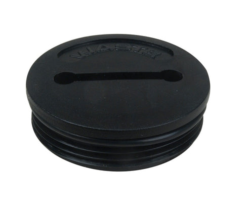 Perko 1269DP099A Boat Marine Waste Deck Plate Black Polymer Cap with O-Ring - Second Wind Sales