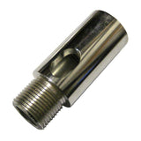 Comrod 21711 AV-C Stainless Steel Antenna Adaptor 1"-14 Thread Cable Side Mount
