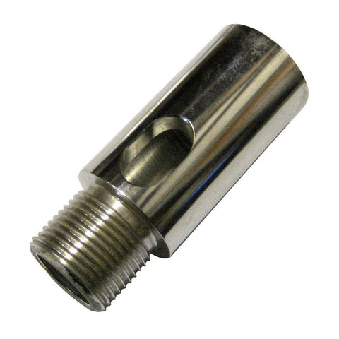 Comrod 21711 AV-C Stainless Steel Antenna Adaptor 1"-14 Thread Cable Side Mount