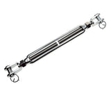 QMH 311S-JJ-05 Sailboat 316 Stainless Steel 3/16" X 2-3/4" Jaw & Jaw Fixed Jaw Turnbuckle