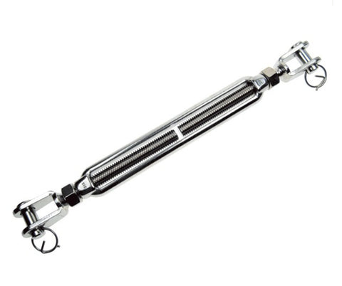 QMH 311S-JJ-05 Sailboat 316 Stainless Steel 3/16" X 2-3/4" Jaw & Jaw Fixed Jaw Turnbuckle
