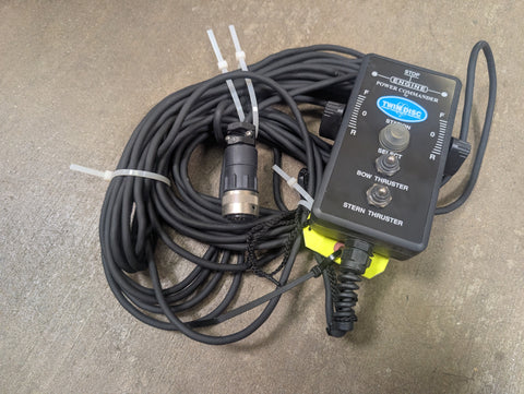 Twin Disk 1017157CC Power Commander EC Pluggable Electronic Twin Engine Control Remote with Bow & Stern Thruster